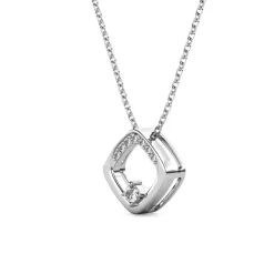 MYC-Paris Collier Femme - DP0338-S Laiton Argent | Femme Collier Et Pendentif