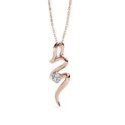 MYC-Paris Collier Femme EVIDENCE - DP0071-RG Laiton Doré rose | Femme Collier Et Pendentif