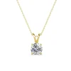 MYC-Paris Collier Femme Solitaire - DP0079-G Laiton Doré | Femme Collier Et Pendentif