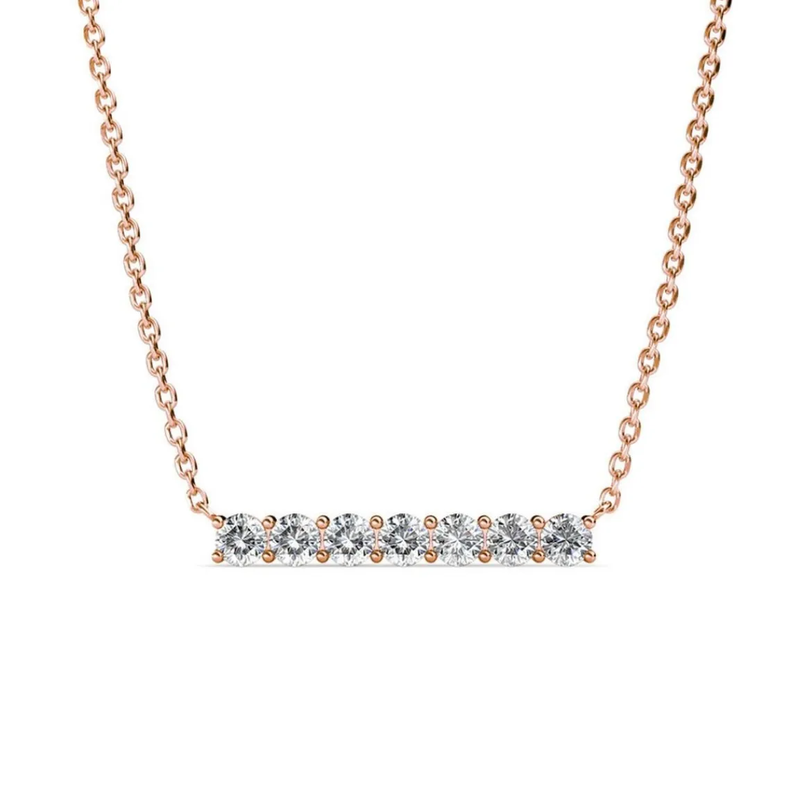 MYC-Paris Collier Femme Solitaire - DP0222-RG Laiton Doré rose | Femme Collier Et Pendentif