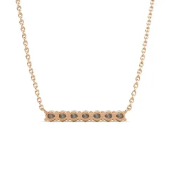 MYC-Paris Collier Femme Solitaire - DP0222-RG Laiton Doré rose | Femme Collier Et Pendentif