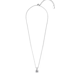 MYC-Paris Collier Femme Solitaire - DP0079-S Laiton Argent | Femme Collier Et Pendentif