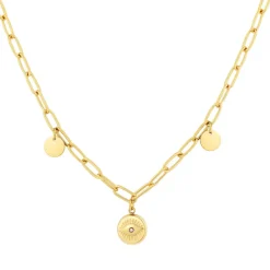 Pixies Bijoux Collier Femme - PNS0028-1WHZ Acier Blanc | Femme Collier Et Pendentif