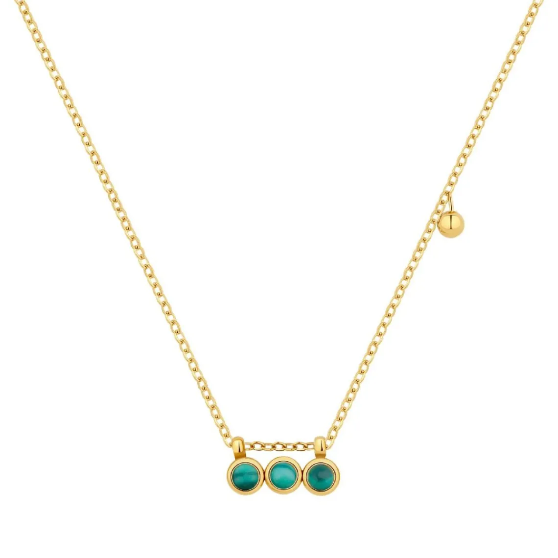 Pixies Bijoux Collier Femme - PNS0034-1MAL Acier Vert | Femme Collier Et Pendentif