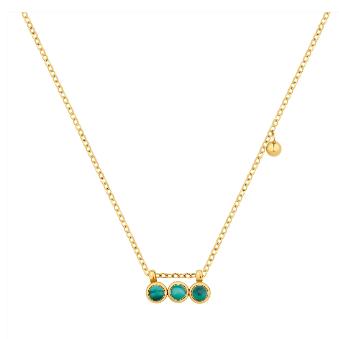 Pixies Bijoux Collier Femme - PNS0034-1MAL Acier Vert | Femme Collier Et Pendentif
