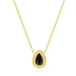 Pixies Bijoux Collier Femme - PNS0019-1BKO Acier Noir | Femme Collier Et Pendentif