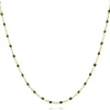 Pixies Bijoux Collier Femme - PNS0030-1GRE Acier Vert | Femme Collier Et Pendentif