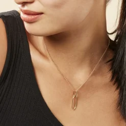 Maison de la Bijouterie Collier femme plaqué or - UYZWW445 | Femme Collier Et Pendentif