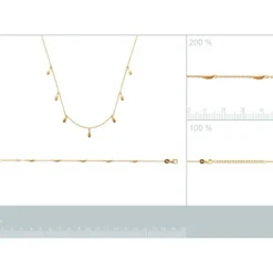 Maison de la Bijouterie Collier femme plaqué or - UYZ4U34Y | Femme Collier Et Pendentif