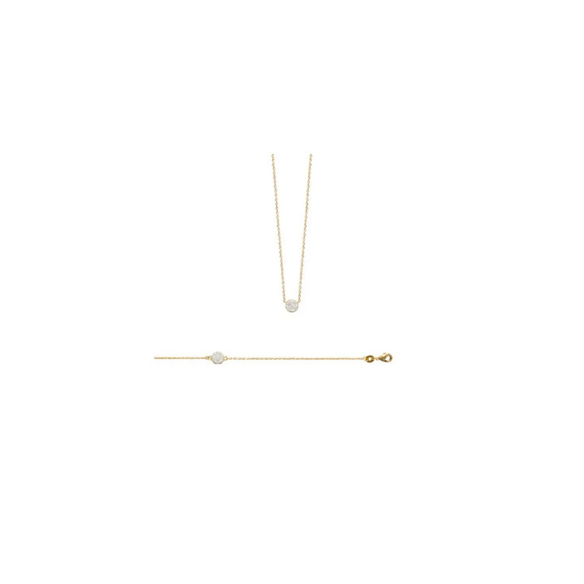 Maison de la Bijouterie Collier femme plaqué or - UWZ45Y45 | Femme Collier Et Pendentif