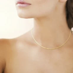 Maison de la Bijouterie Collier femme plaqué or - YU0U5545 | Femme Collier Et Pendentif