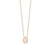 Maison de la Bijouterie Collier femme plaqué or quartz rose - UW3ZY645 | Femme Collier Et Pendentif