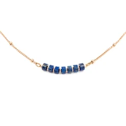 Sloya Collier Femme Piana en pierres Lapis-lazuli | Femme Collier Et Pendentif