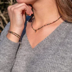 Sloya Collier Femme LumiaTourmaline | Femme Collier Et Pendentif