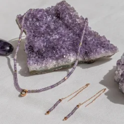 Sloya Collier Femme Lumia Améthyste | Femme Collier Et Pendentif