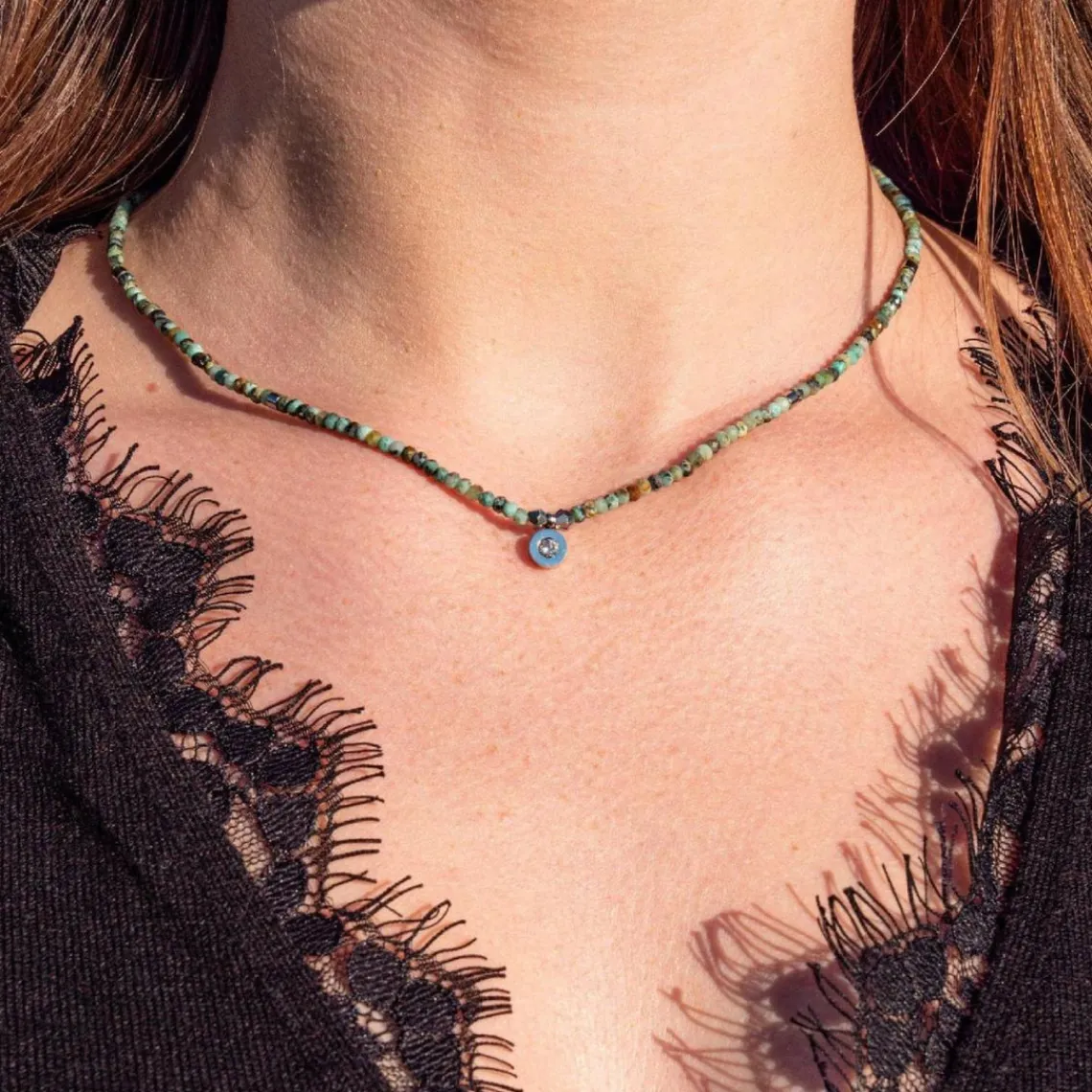 Sloya Collier Femme Lumia Turquoise | Femme Collier Et Pendentif
