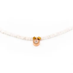 Sloya Collier Femme Lumia pierres de Lune | Femme Collier Et Pendentif