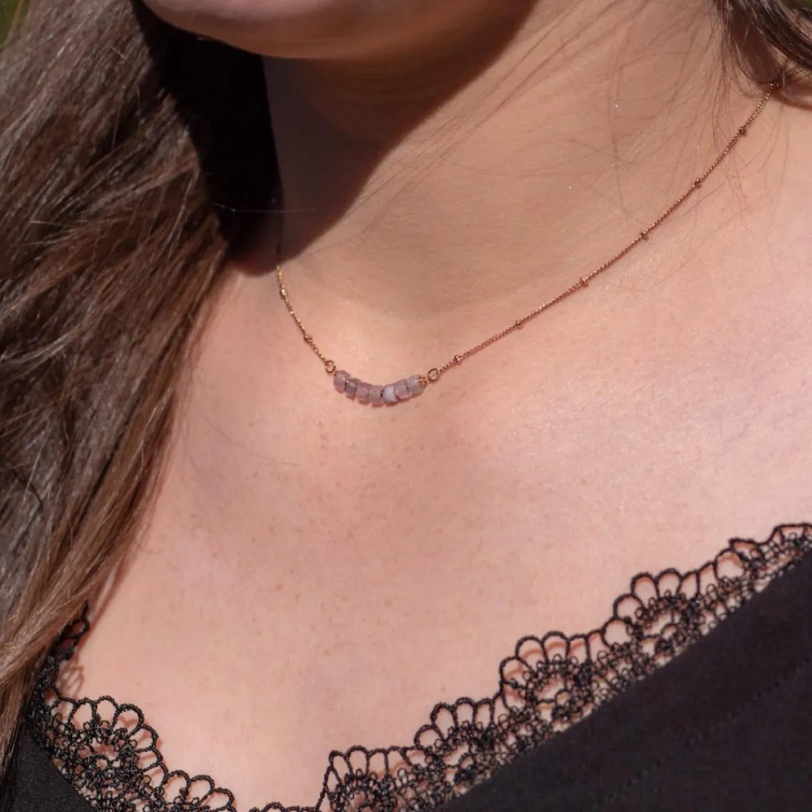 Sloya Collier Femme Piana Améthyste | Femme Collier Et Pendentif