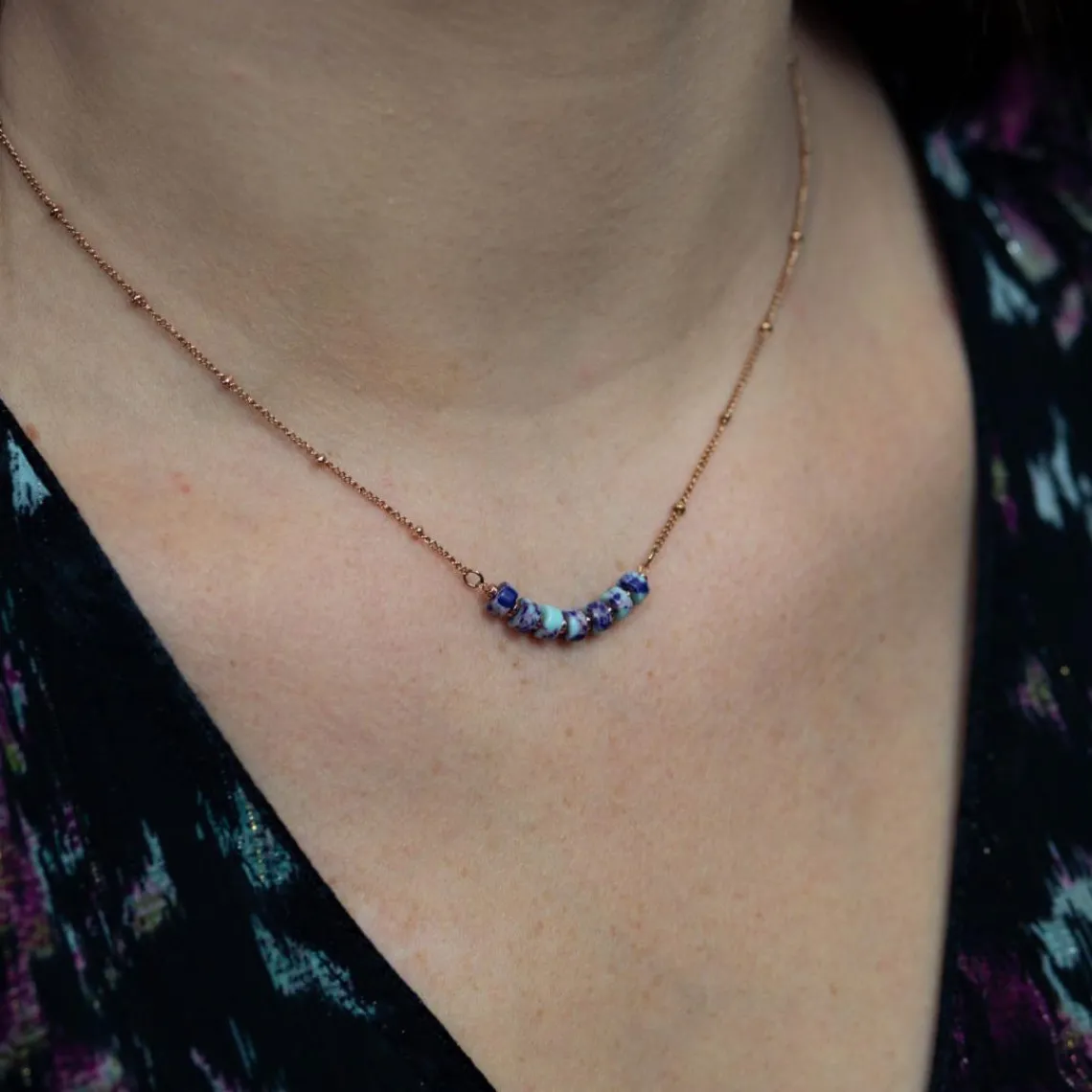 Sloya Collier Femme Piana Jaspe | Femme Collier Et Pendentif