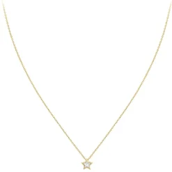 So Charm Bijoux Collier Femme So Charm - B3085-DORE - Collier Étoile Doré | Femme Collier Et Pendentif