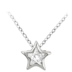 So Charm Bijoux Collier Femme So Charm - B3085-ARGENT - Collier Étoile Argenté | Femme Collier Et Pendentif