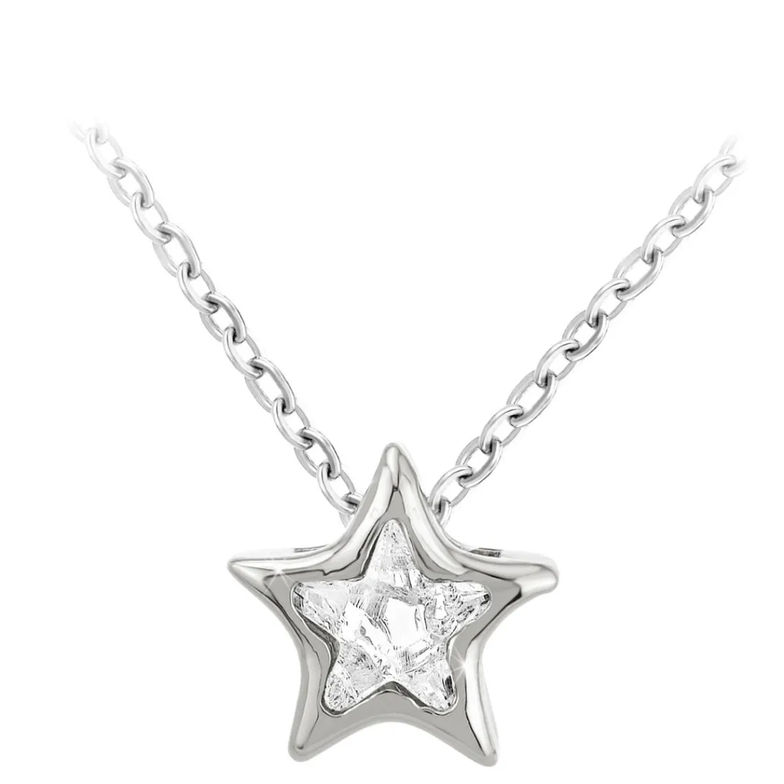 So Charm Bijoux Collier Femme So Charm - B3085-ARGENT - Collier Étoile Argenté | Femme Collier Et Pendentif