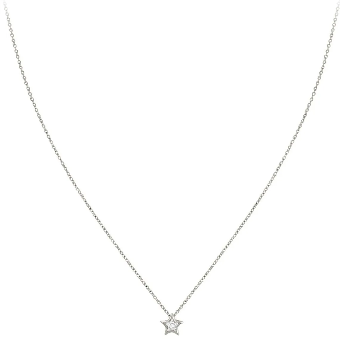 So Charm Bijoux Collier Femme So Charm - B3085-ARGENT - Collier Étoile Argenté | Femme Collier Et Pendentif