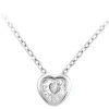 So Charm Bijoux Collier Femme So Charm - B3084-ARGENT - Collier Coeur Argenté | Femme Collier Et Pendentif