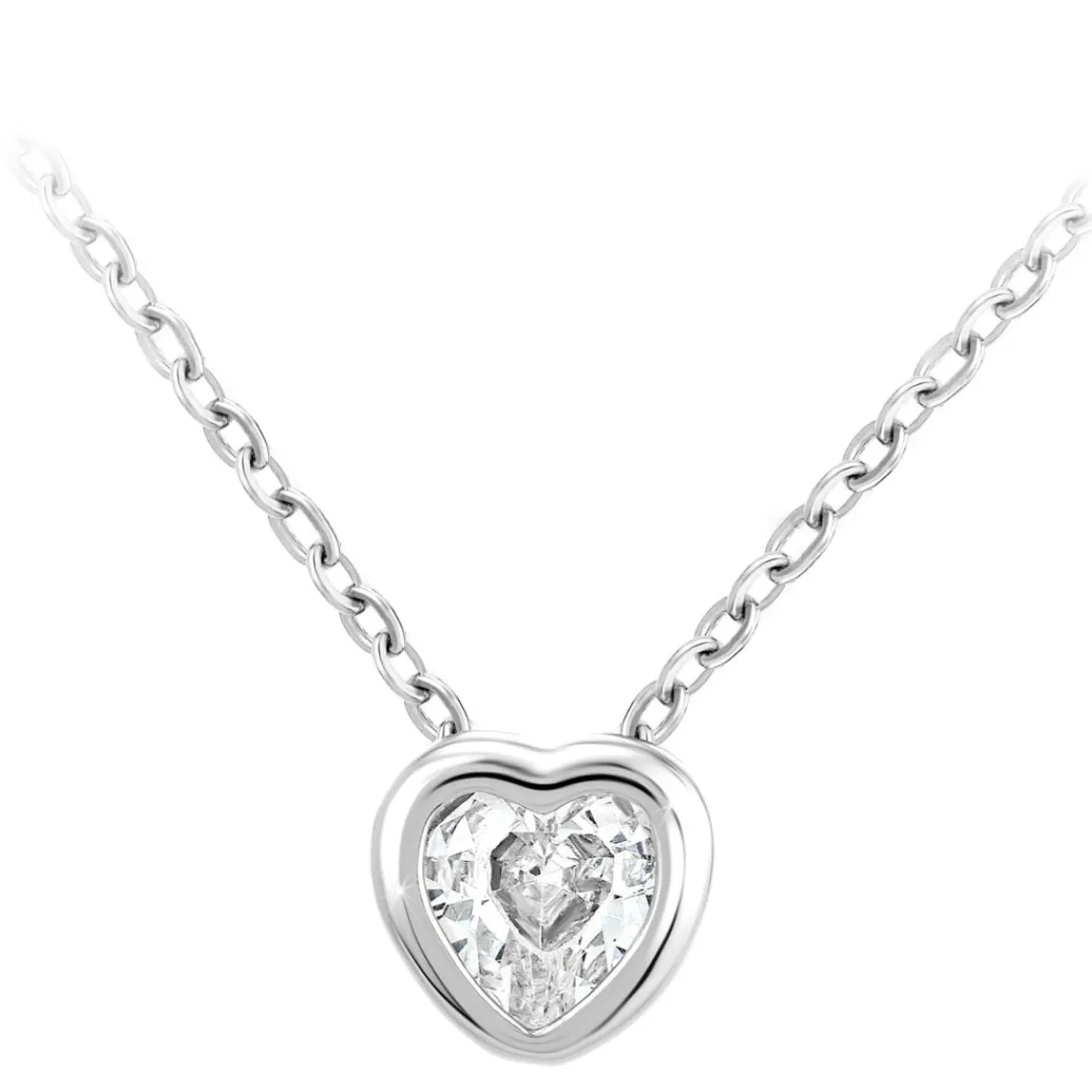 So Charm Bijoux Collier Femme So Charm - B3084-ARGENT - Collier Coeur Argenté | Femme Collier Et Pendentif