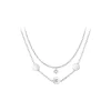 So Charm Bijoux Collier Femme So Charm - B2411-ARGENT+B2382-ARGENT-10001-CRYS - Collier Mode Argenté | Femme Collier Et Pendentif
