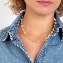 So Charm Bijoux Collier Femme So Charm - B3043-DORE - Collier Mode Doré | Femme Collier Et Pendentif