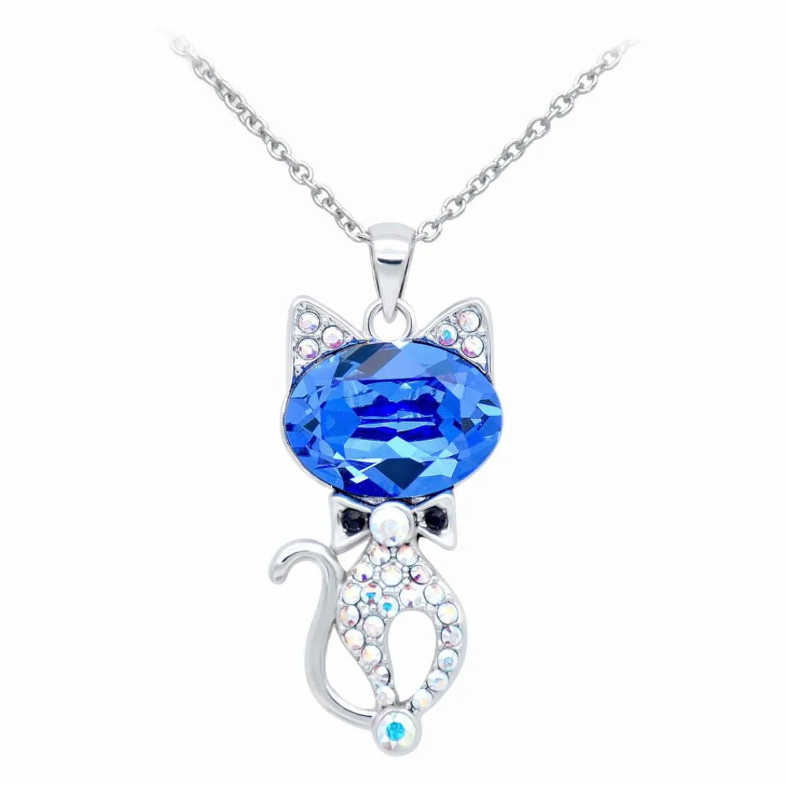 So Charm Bijoux Collier femme So Charm - BS1449-SAPH Métal Argent | Femme Collier Et Pendentif