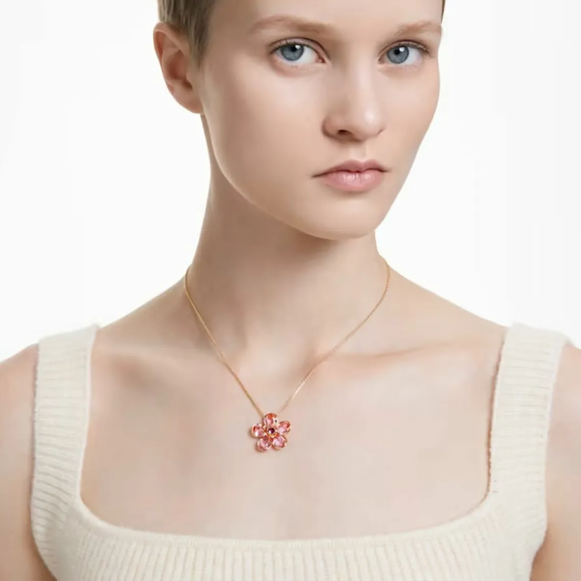 Swarovski Bijoux Collier Femme Swarovski 5657875 - FLORERE | Femme Collier Et Pendentif
