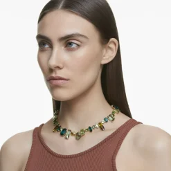 Swarovski Bijoux Collier Femme Swarovski - 5613735 Métal Vert | Femme Collier Et Pendentif