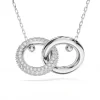 Swarovski Bijoux Collier Femme Swarovski 5670251 Dextera - InterLinked CRY/RHS | Femme Collier Et Pendentif
