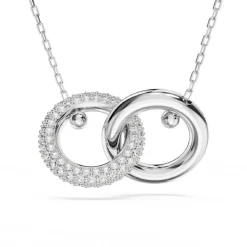 Swarovski Bijoux Collier Femme Swarovski 5670251 Dextera - InterLinked CRY/RHS | Femme Collier Et Pendentif
