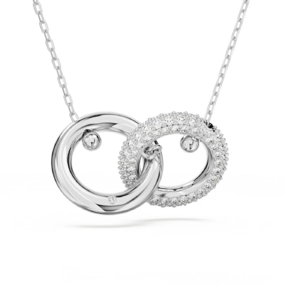 Swarovski Bijoux Collier Femme Swarovski 5670251 Dextera - InterLinked CRY/RHS | Femme Collier Et Pendentif