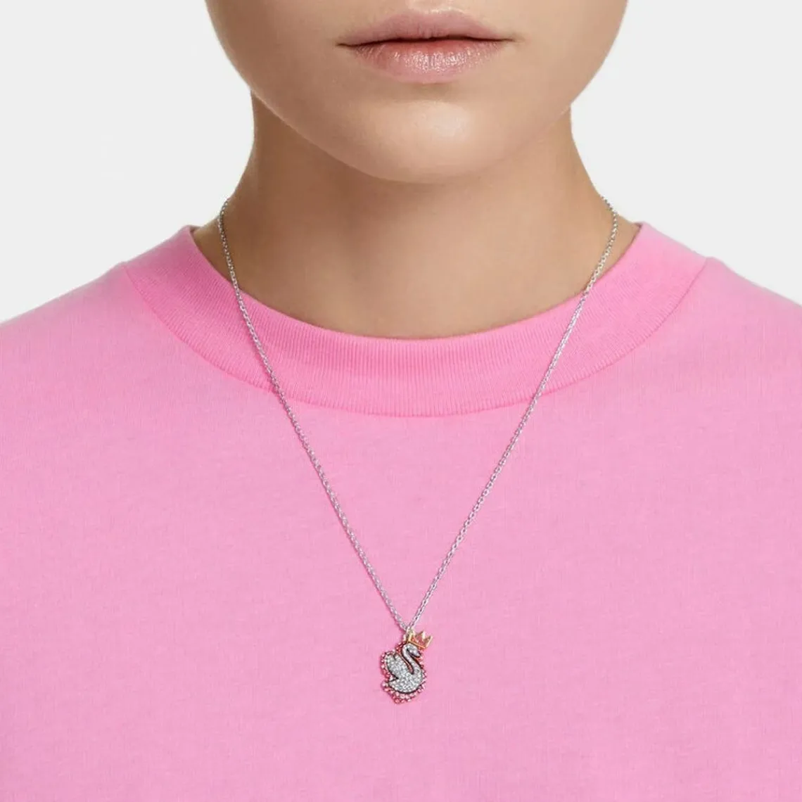 Swarovski Bijoux Collier Femme Swarovski 5649200 - POP SWAN | Femme Collier Et Pendentif