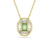 Swarovski Bijoux Collier Femme Swarovski Chroma Stack - 5705580 Plaqué or Vert | Femme Collier Et Pendentif