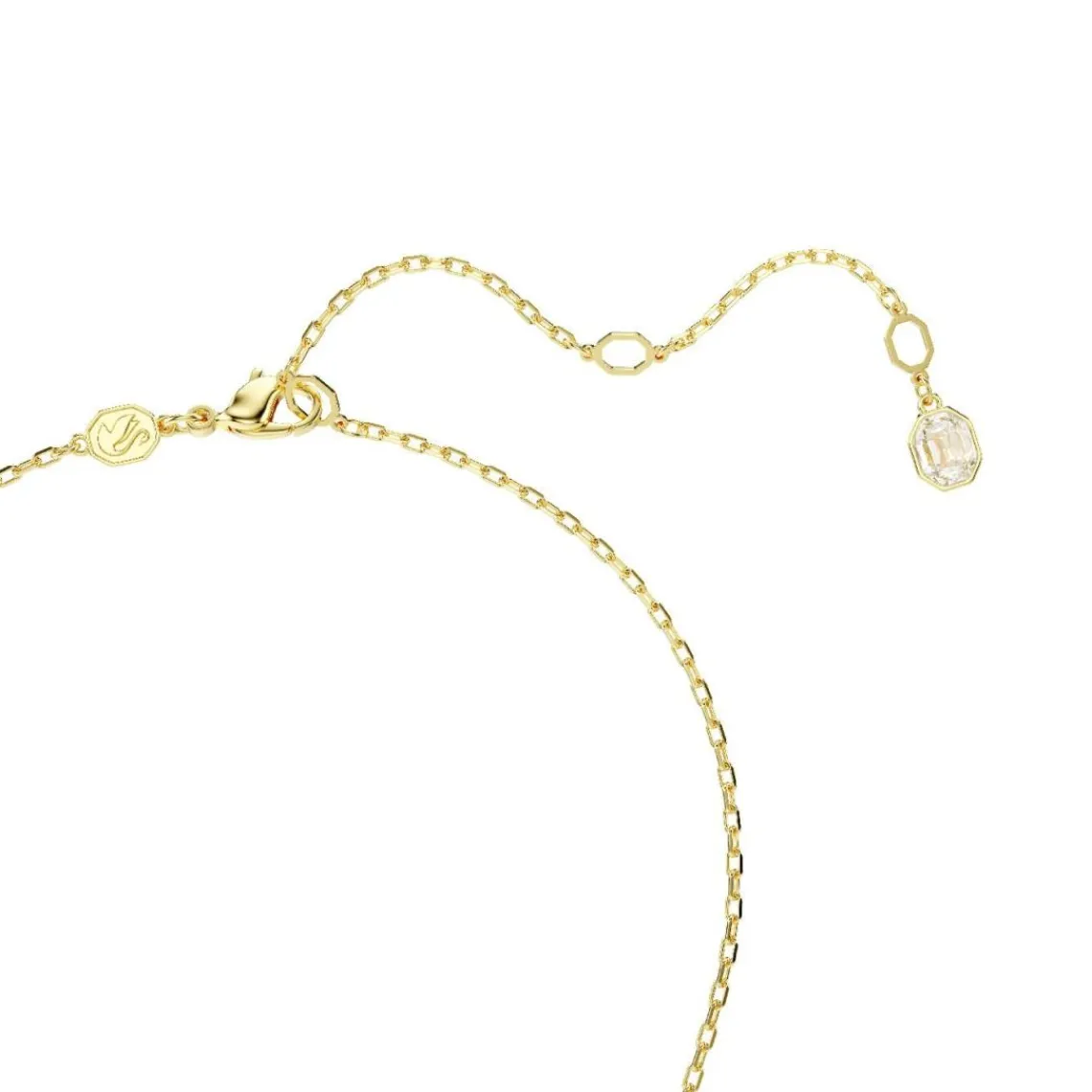 Swarovski Bijoux Collier Femme Swarovski Chroma Stack - 5705580 Plaqué or Vert | Femme Collier Et Pendentif