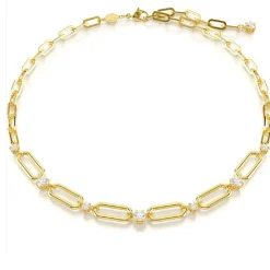 Swarovski Bijoux Collier Femme Swarovski Constella Chain - 5683354 doré | Femme Collier Et Pendentif