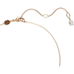 Swarovski Bijoux Collier Femme Swarovski Hyperbola - 5677623 doré rose,blanc | Femme Collier Et Pendentif