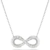 Swarovski Bijoux Collier Femme Swarovski Hyperbola - 5679434 blanc,argent | Femme Collier Et Pendentif