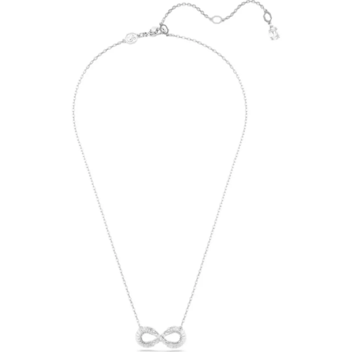 Swarovski Bijoux Collier Femme Swarovski Hyperbola - 5679434 blanc,argent | Femme Collier Et Pendentif