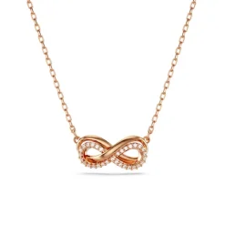 Swarovski Bijoux Collier Femme Swarovski Hyperbola Pave - 5684084 blanc,doré | Femme Collier Et Pendentif