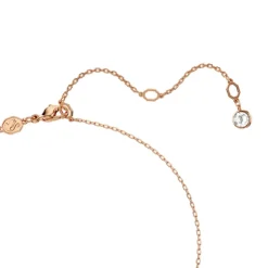 Swarovski Bijoux Collier Femme Swarovski Hyperbola Pave - 5684084 blanc,doré | Femme Collier Et Pendentif