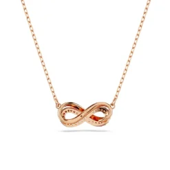 Swarovski Bijoux Collier Femme Swarovski Hyperbola Pave - 5684084 blanc,doré | Femme Collier Et Pendentif