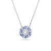 Swarovski Bijoux Collier Femme Swarovski Idyllia E - 5680013 bleu,argent | Femme Collier Et Pendentif