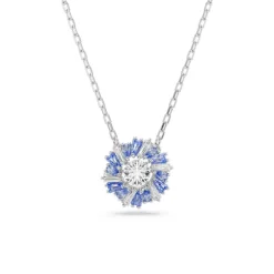 Swarovski Bijoux Collier Femme Swarovski Idyllia E - 5680013 bleu,argent | Femme Collier Et Pendentif