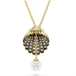Swarovski Bijoux Collier Femme Swarovski Idyllia F Shell - 5683968 doré | Femme Collier Et Pendentif
